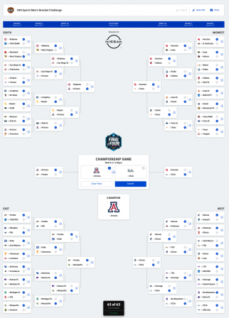 Bracket-final_MARCH-Madness_2023_complete, mars 2023